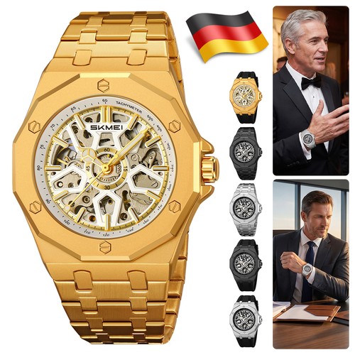 Herren skelettuhr automatik - skelettuhr,