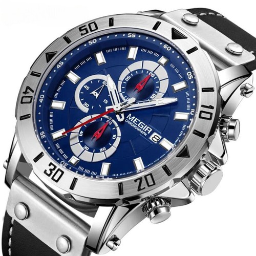 Herren luxus leder armbanduhr - herren,