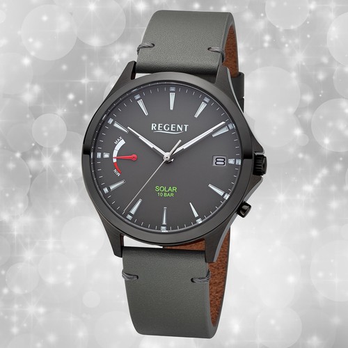 Armbanduhr leder grau herren - leder,