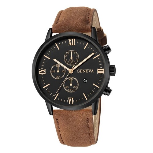 Herren armbanduhr leder - herren,