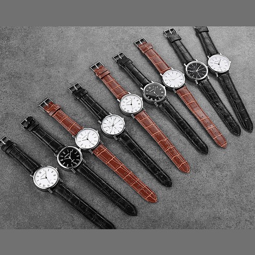 Herren armbanduhr leder - herren,