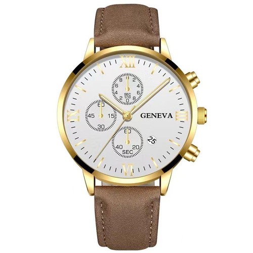 Herren armbanduhr leder - herren,