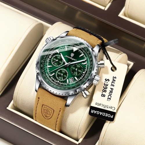 Luxus herren leder armbanduhr - herren,